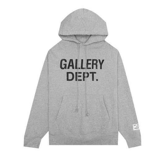 Gallery Dept. Center Logo Sweat à capuche 'Heather Grey'