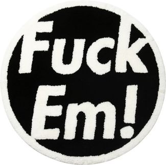 SUPREME x GALLERY1950 "F*CK EM" RUG BLACK