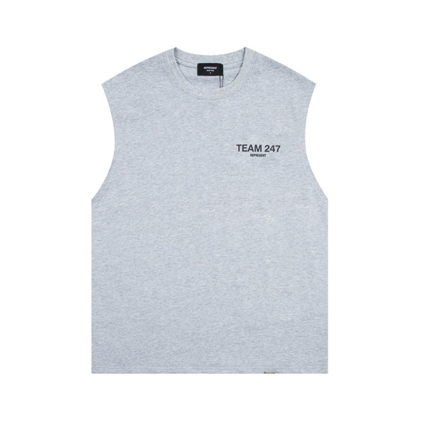 Represent x Marchon Team 247 Oversized Tank Top Ash Grey
