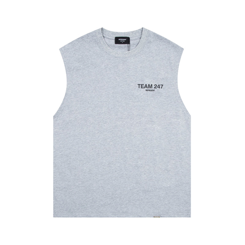 Represent x Marchon Team 247 Oversized Tank Top Ash Grey