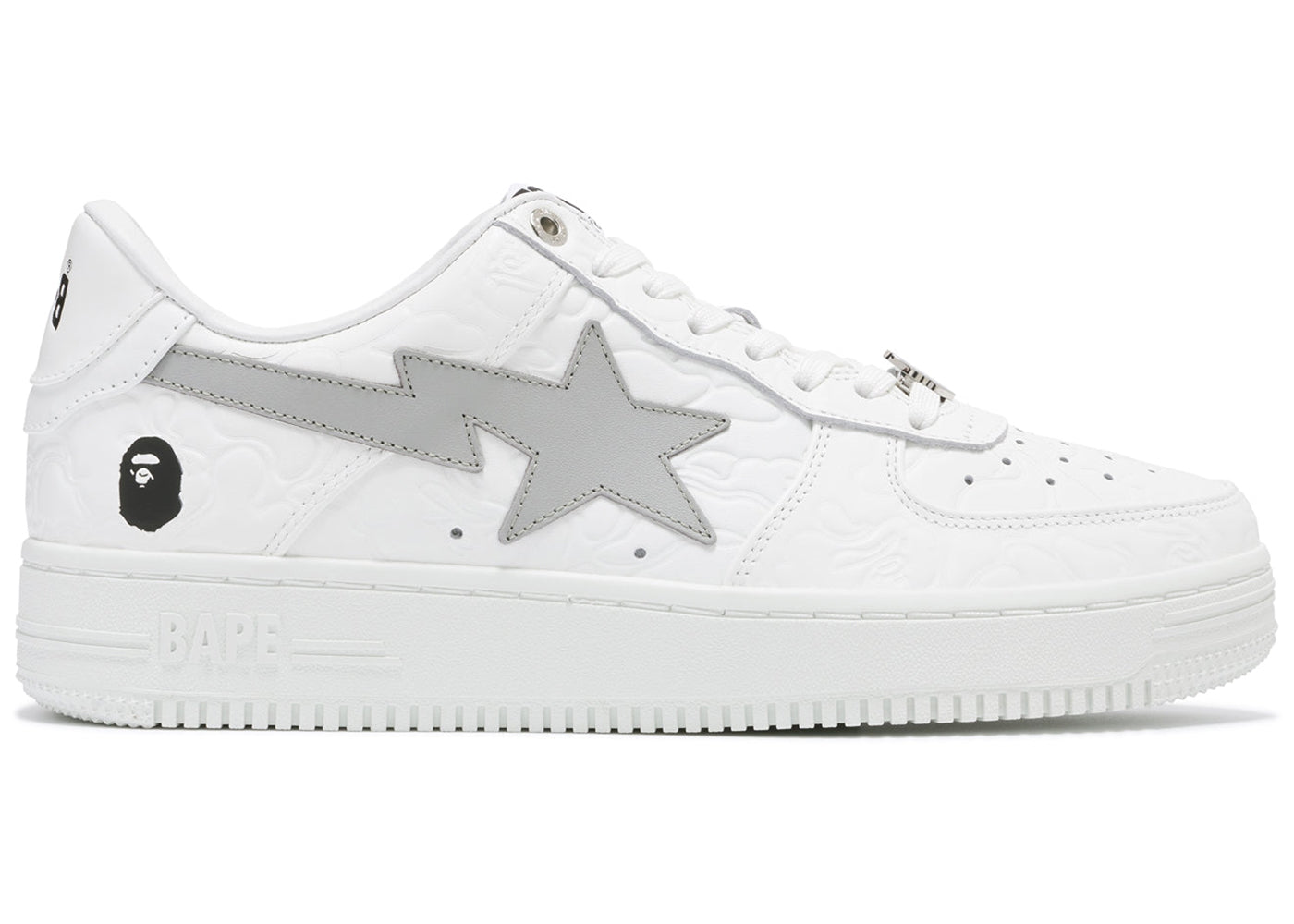 A Swimming Ape Bape Sta Low #3 Line Camo Blanc 