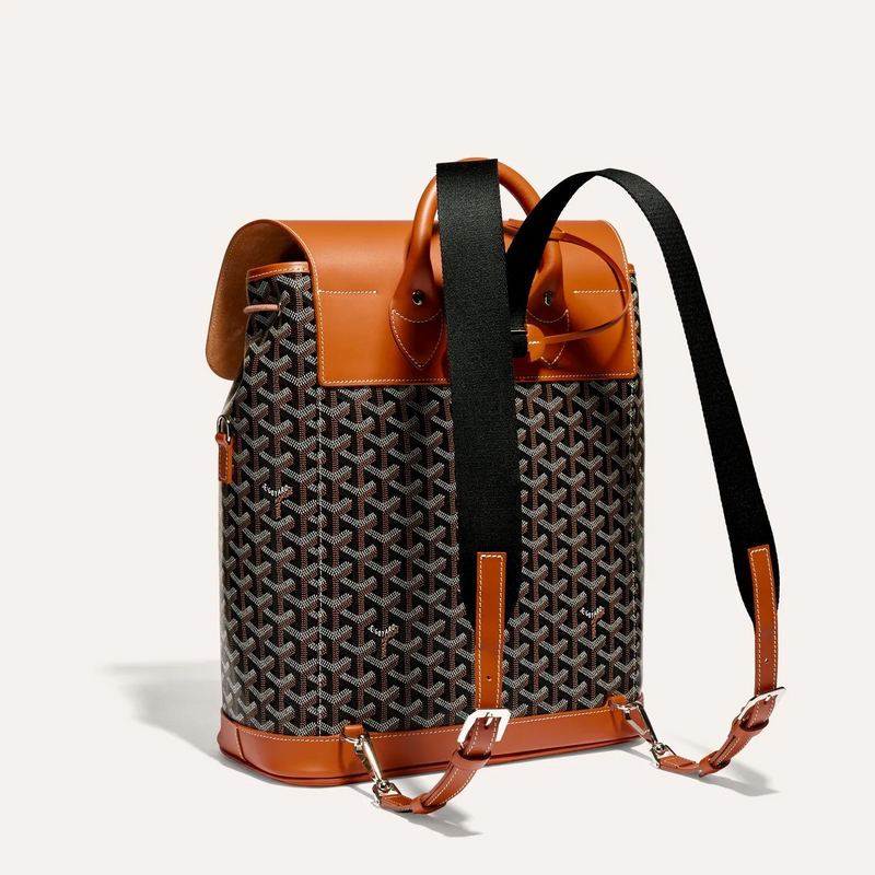 Goyard Alpin Backpack Goyardine Black/Tan