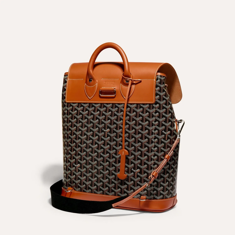 Goyard Alpin Backpack Goyardine Black/Tan