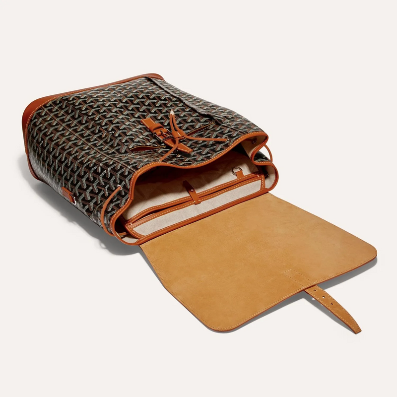 Goyard Alpin Backpack Goyardine Black/Tan