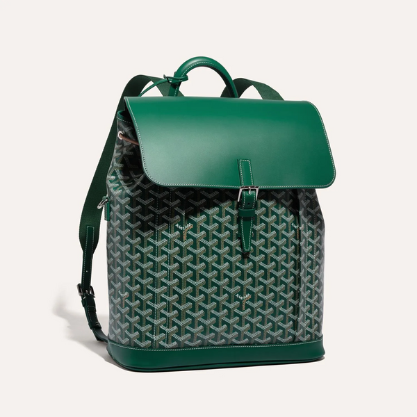 Goyard Alpin Backpack Goyardine Green