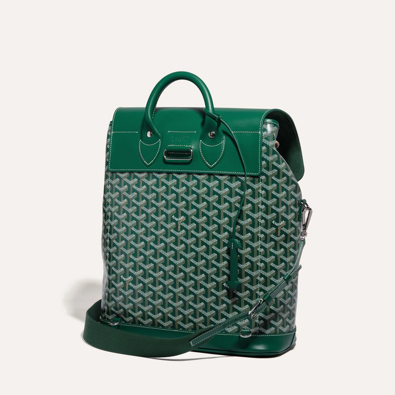 Goyard Alpin Backpack Goyardine Green