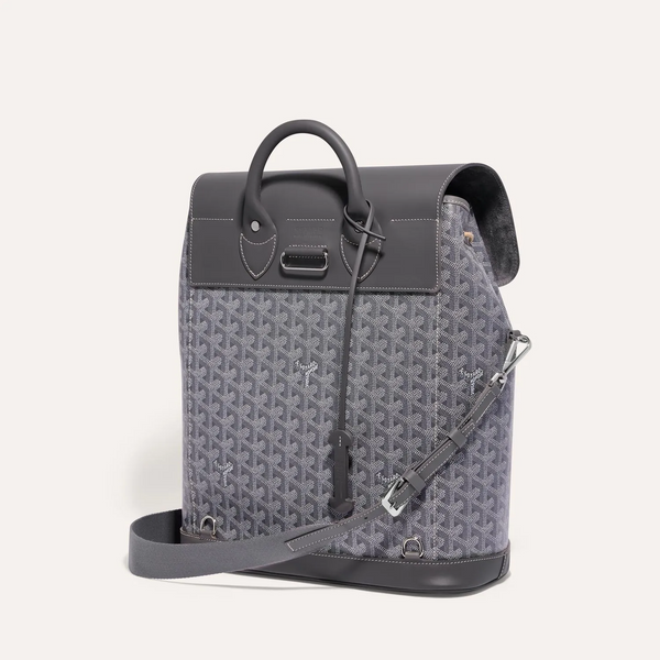 Goyard Alpin Backpack Goyardine Grey