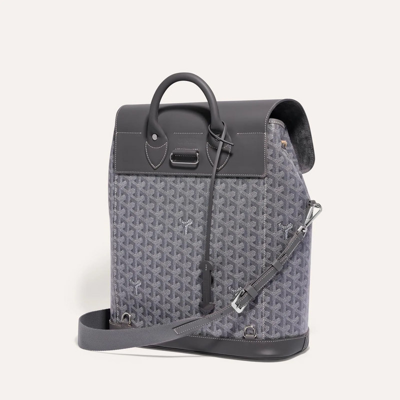 Goyard Alpin Backpack Goyardine Grey