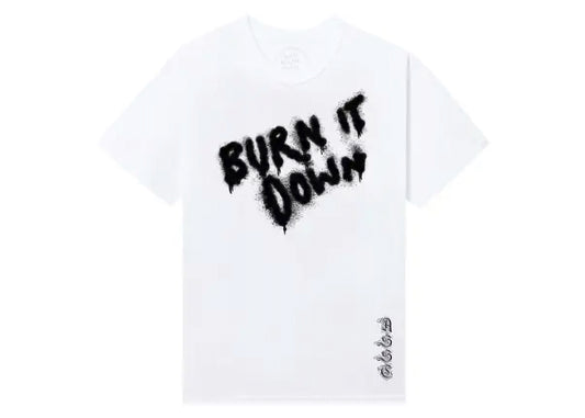 Anti Social Social Club Burn It Down Tee White 