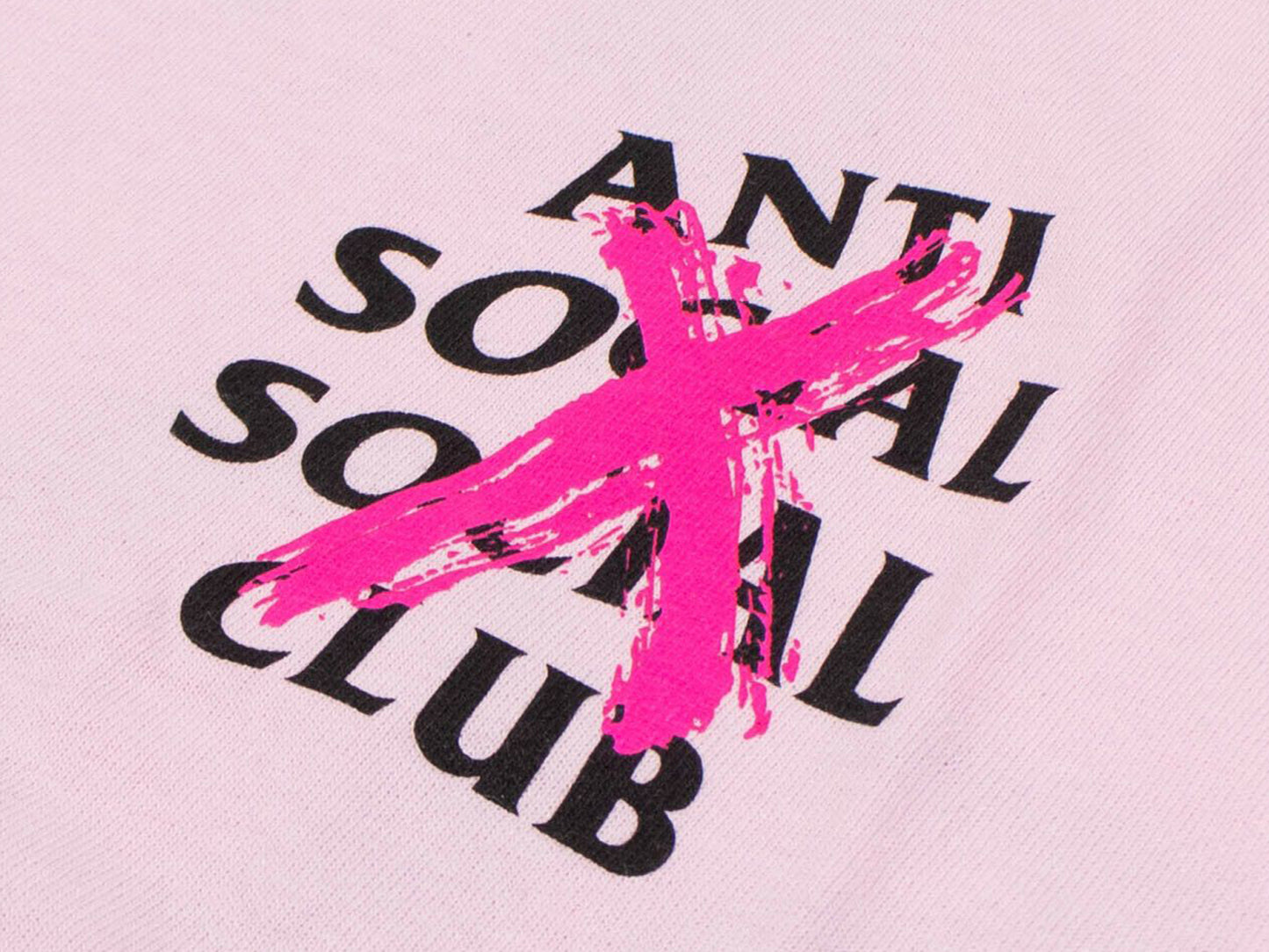 Anti Social Social Club Cancelled T-shirt Pink