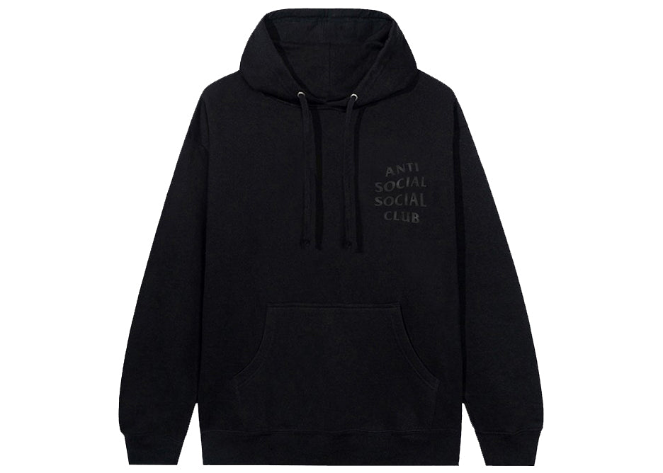 Anti Social Social Club Hell O Rose Hoodie Black