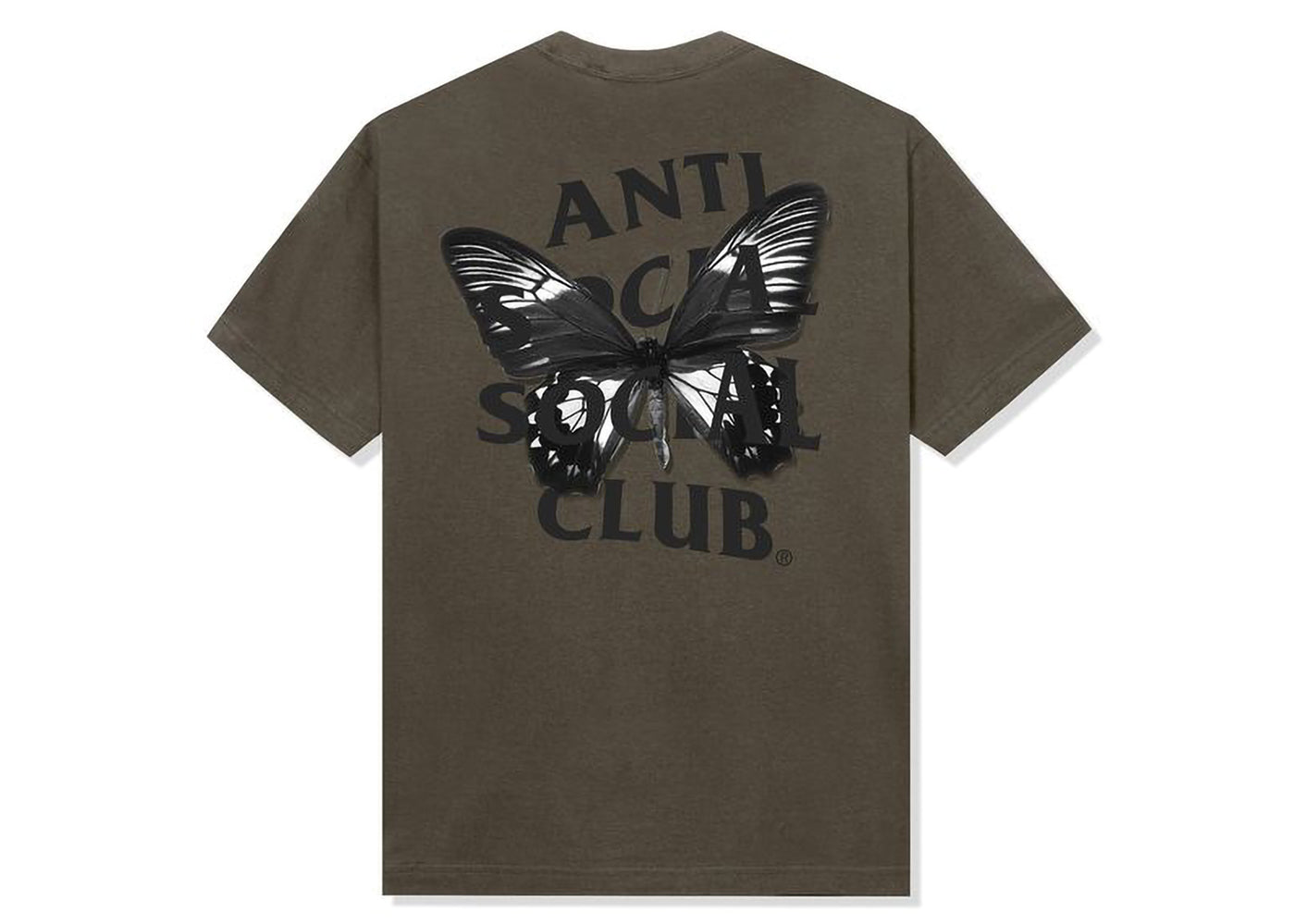 Anti Social Social Club Hidden Sky Tee Brown