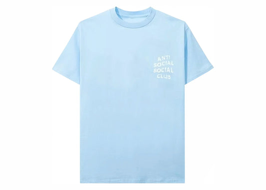 Anti Social Social Club T-shirt Partiellement Nuageux Bleu