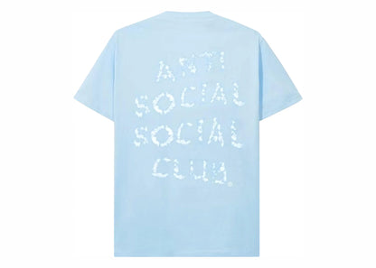 Anti Social Social Club T-shirt Partiellement Nuageux Bleu