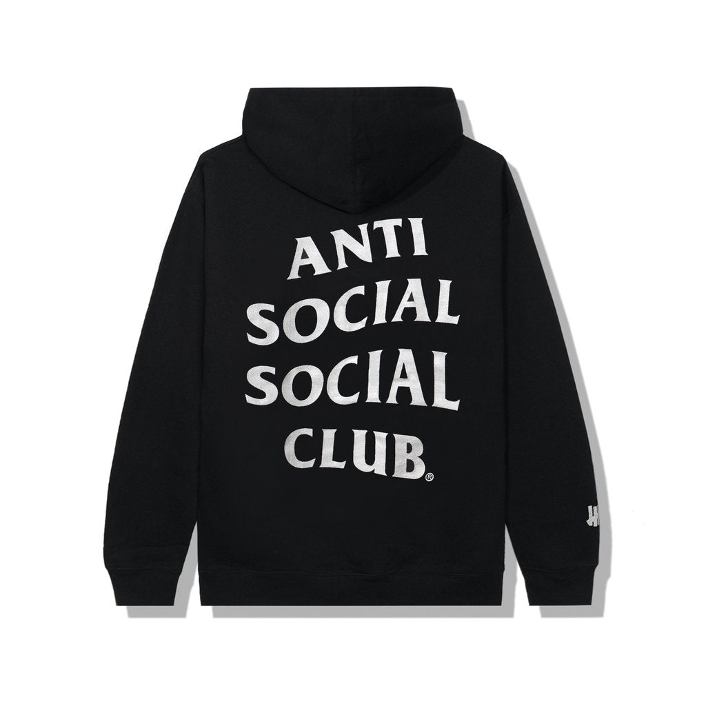 Anti Social Social Club x Undefeated Paranoid Hoodie Black