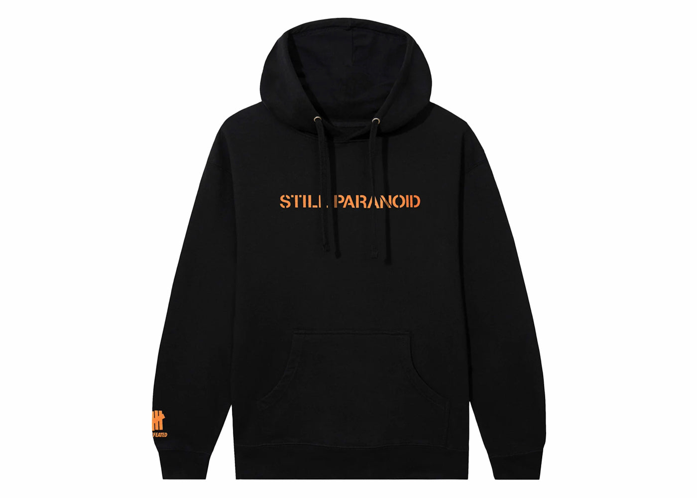 Anti Social Social Club x Undefeated Still Paranoid Hoodie Black