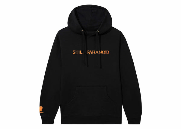 Anti Social Social Club x Undefeated Still Paranoid Hoodie Black