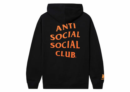 Anti Social Social Club x Undefeated Still Paranoid Sweat à capuche Noir 