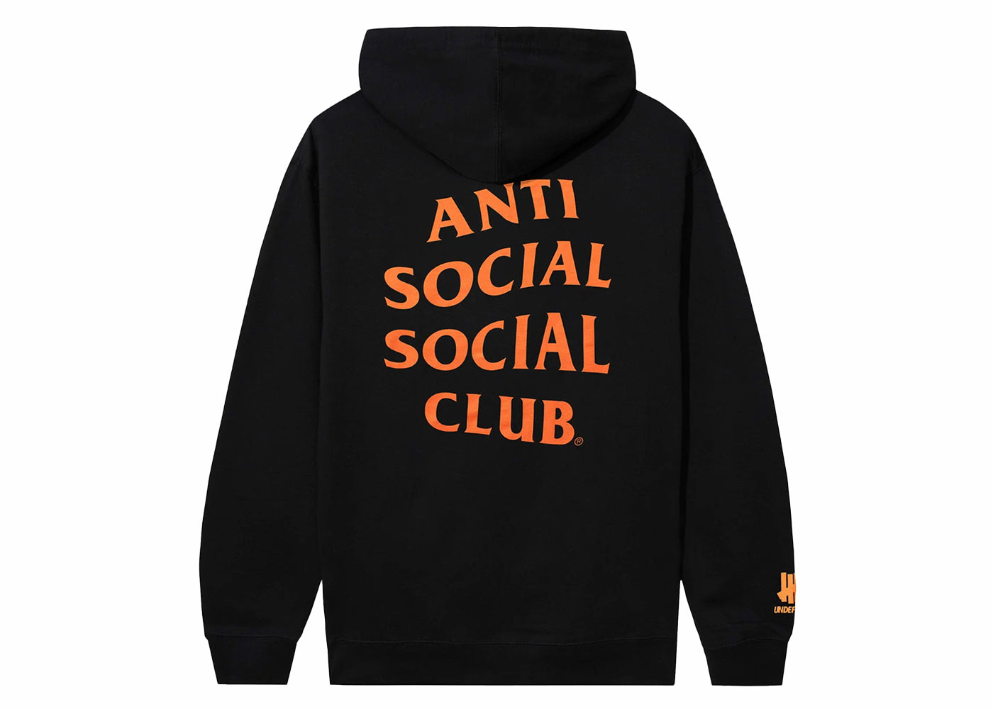 Anti Social Social Club x Undefeated Still Paranoid Hoodie Black