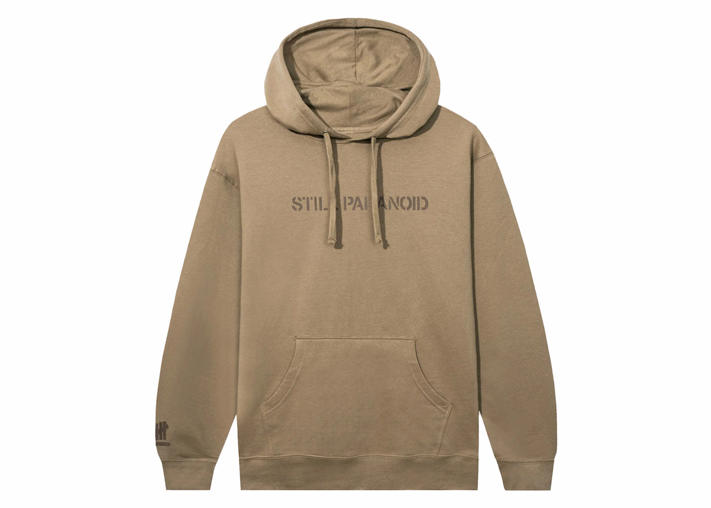 Anti Social Social Club x Undefeated Still Paranoid Hoodie Sandstone 