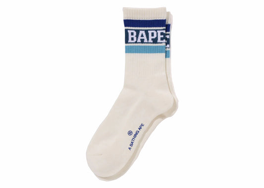 BAPE Chaussettes Bape Line (SS24) Bleu