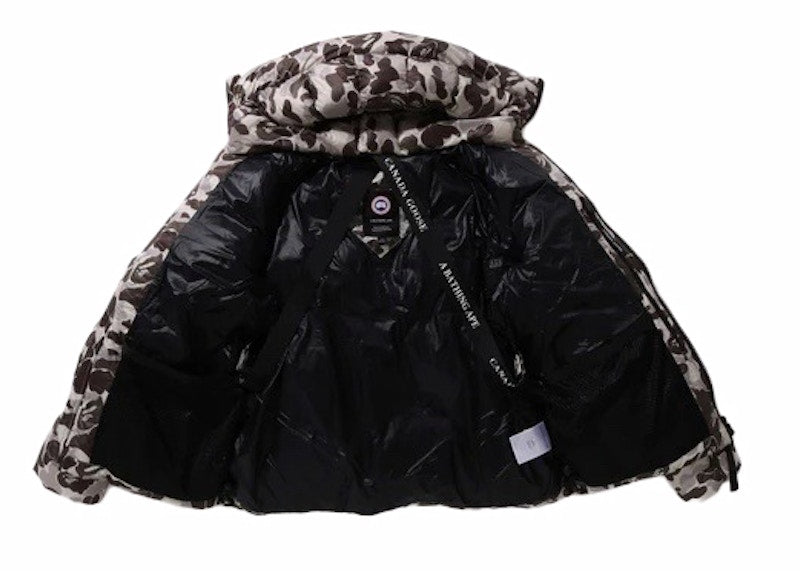 BAPE x Canada Goose Crofton Puffer Jacket Grey