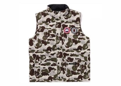 BAPE x Canada Goose Freestyle Vest Grey