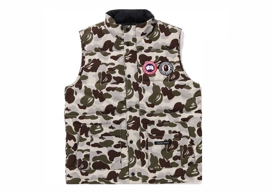 BAPE x Canada Goose Freestyle Vest Grey