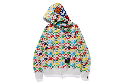 BAPE x Coach Shark Full Zip Hoodie Multi