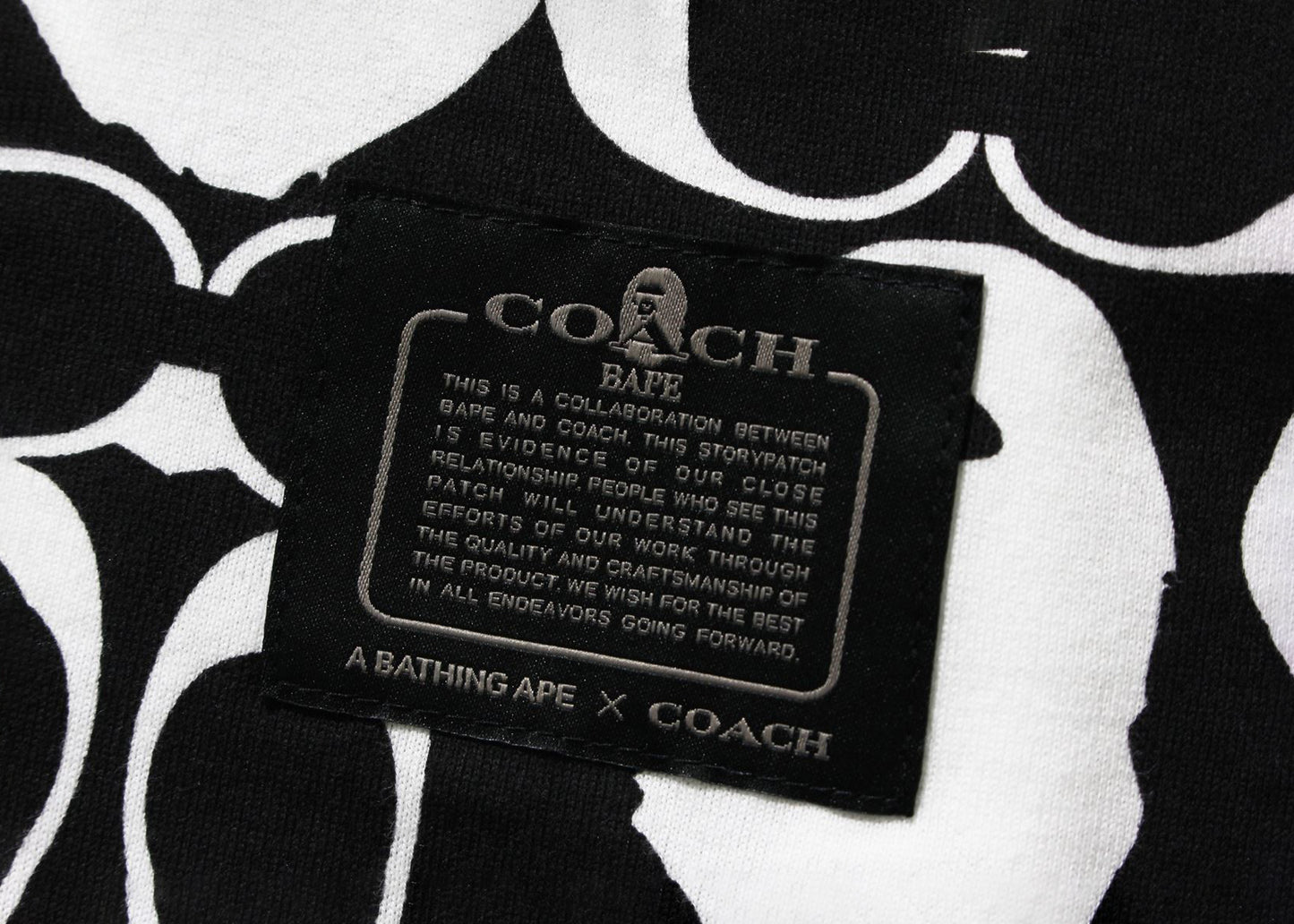 BAPE x Coach T-shirt Noir 