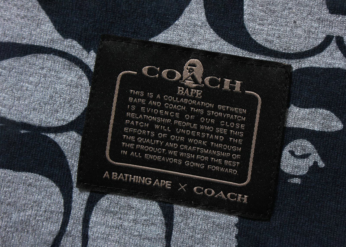 BAPE x Coach Tee Navy