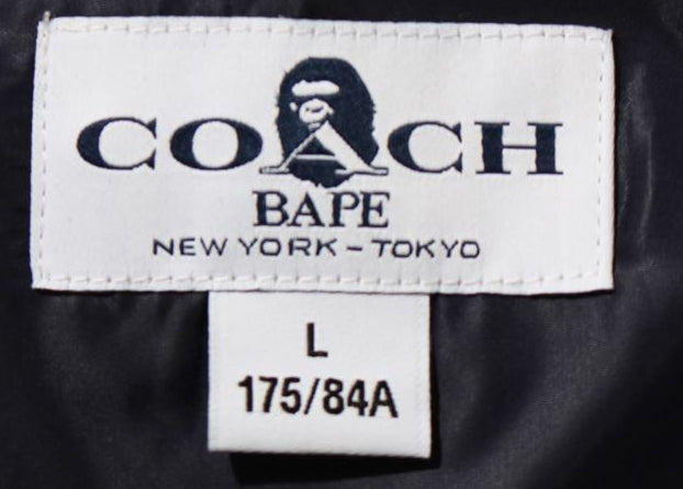 Coupe-vent BAPE x Coach bleu marine 