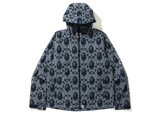 Coupe-vent BAPE x Coach bleu marine 