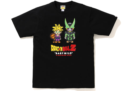 BAPE x Dragon Ball Z Baby Milo Son Gohan & Cell Tee Black