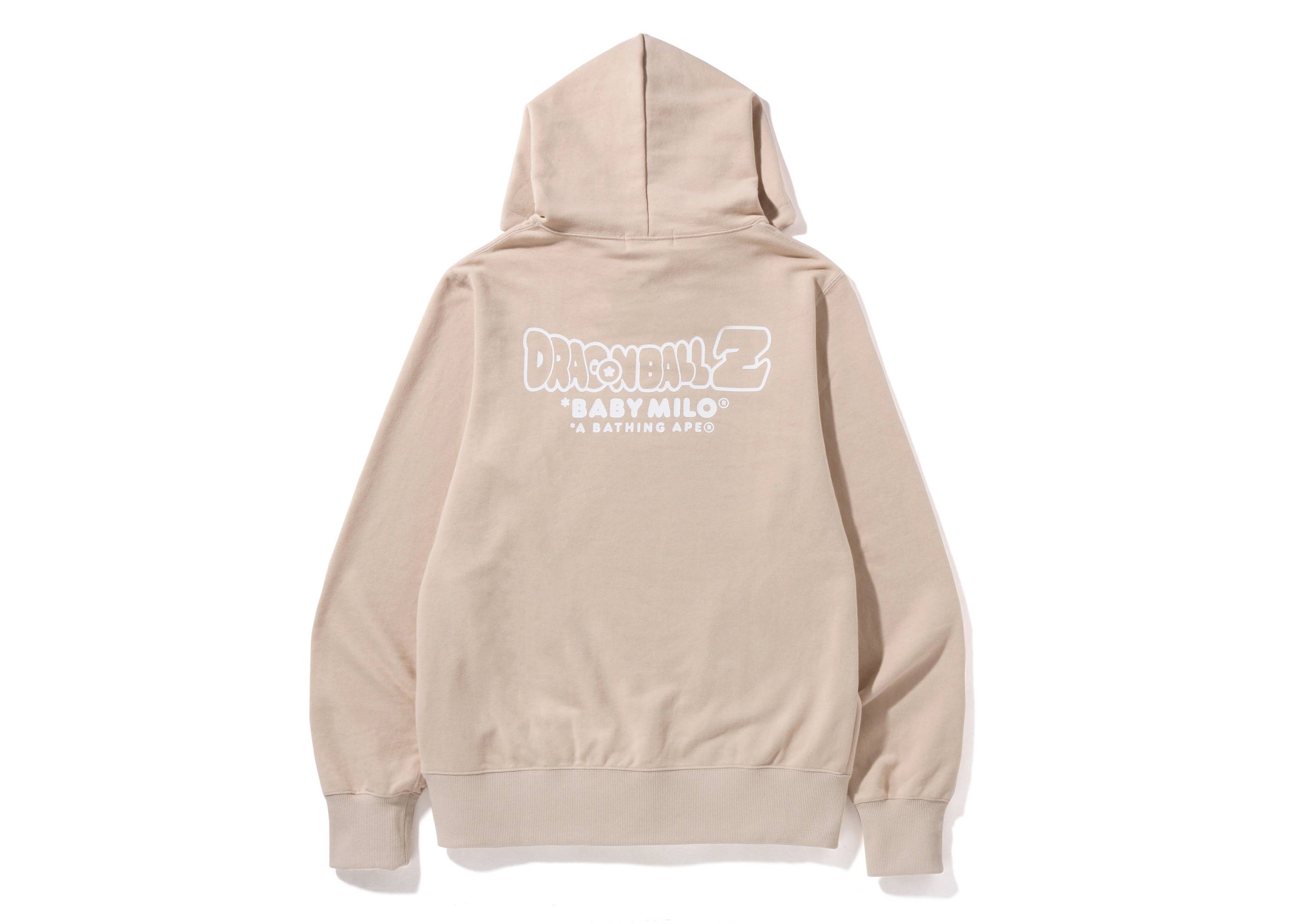 BAPE x Dragon Ball Z Pullover Hoodie Beige Sneaker Store Co