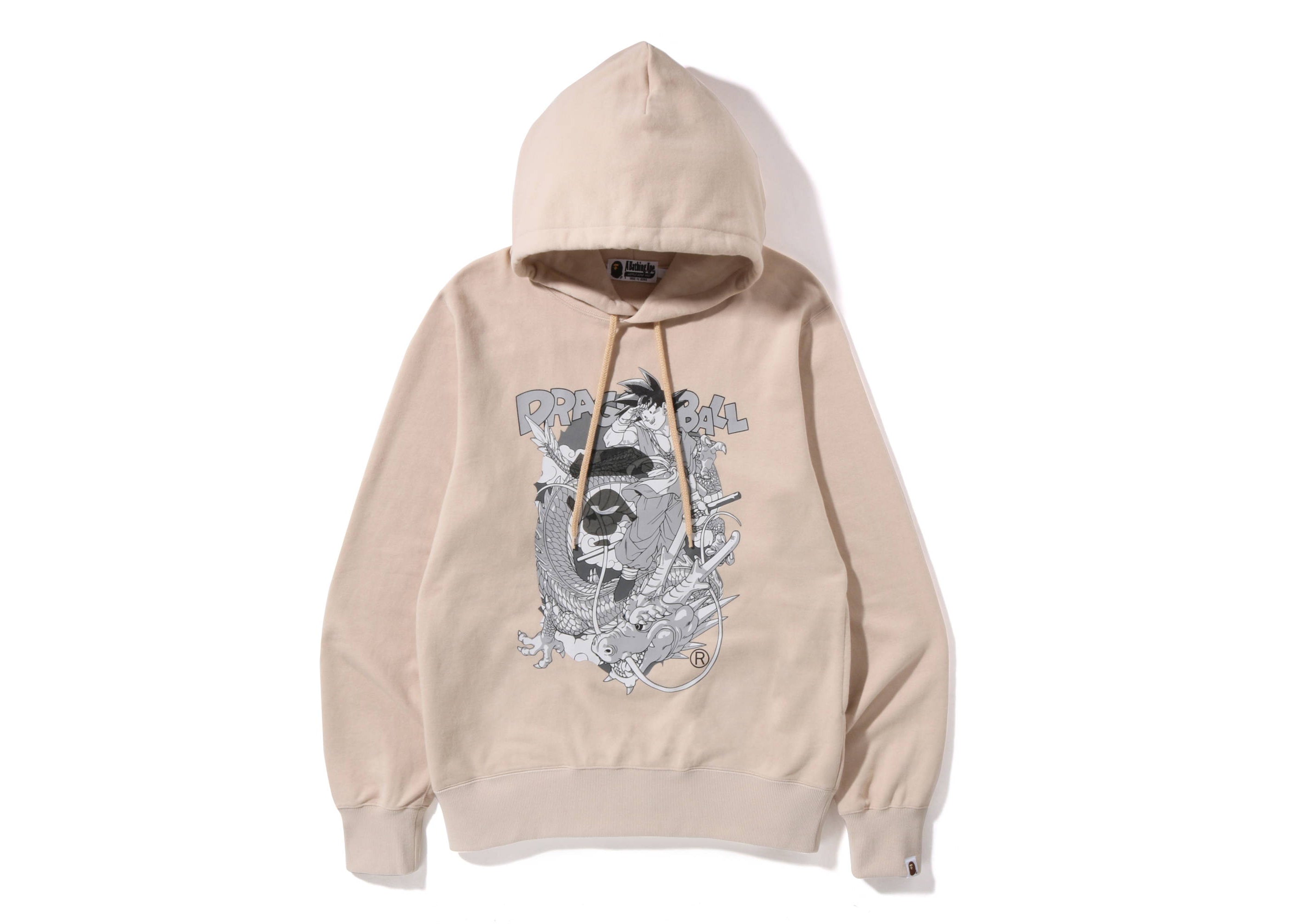 Bape beige hoodie sale