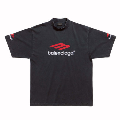 Balenciaga 3B Sports Icon T-shirt Black/Red/White