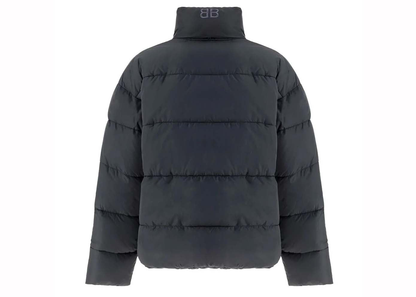 Balenciaga BB Puffer Jacket Black