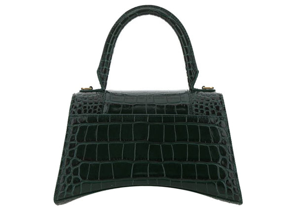 Balenciaga Bottle S Hourglass Top Handle Bag Green