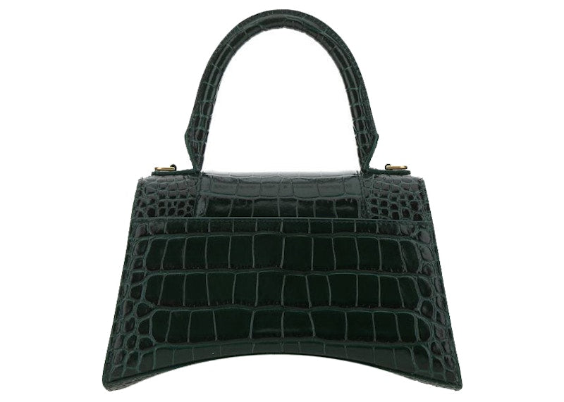 Balenciaga Bottle S Hourglass Top Handle Bag Green