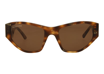 Balenciaga Cat Eye Sunglasses Havana/Havana Brown