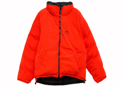 Balenciaga Cocoon Kick Puffer Jacket Black/Red