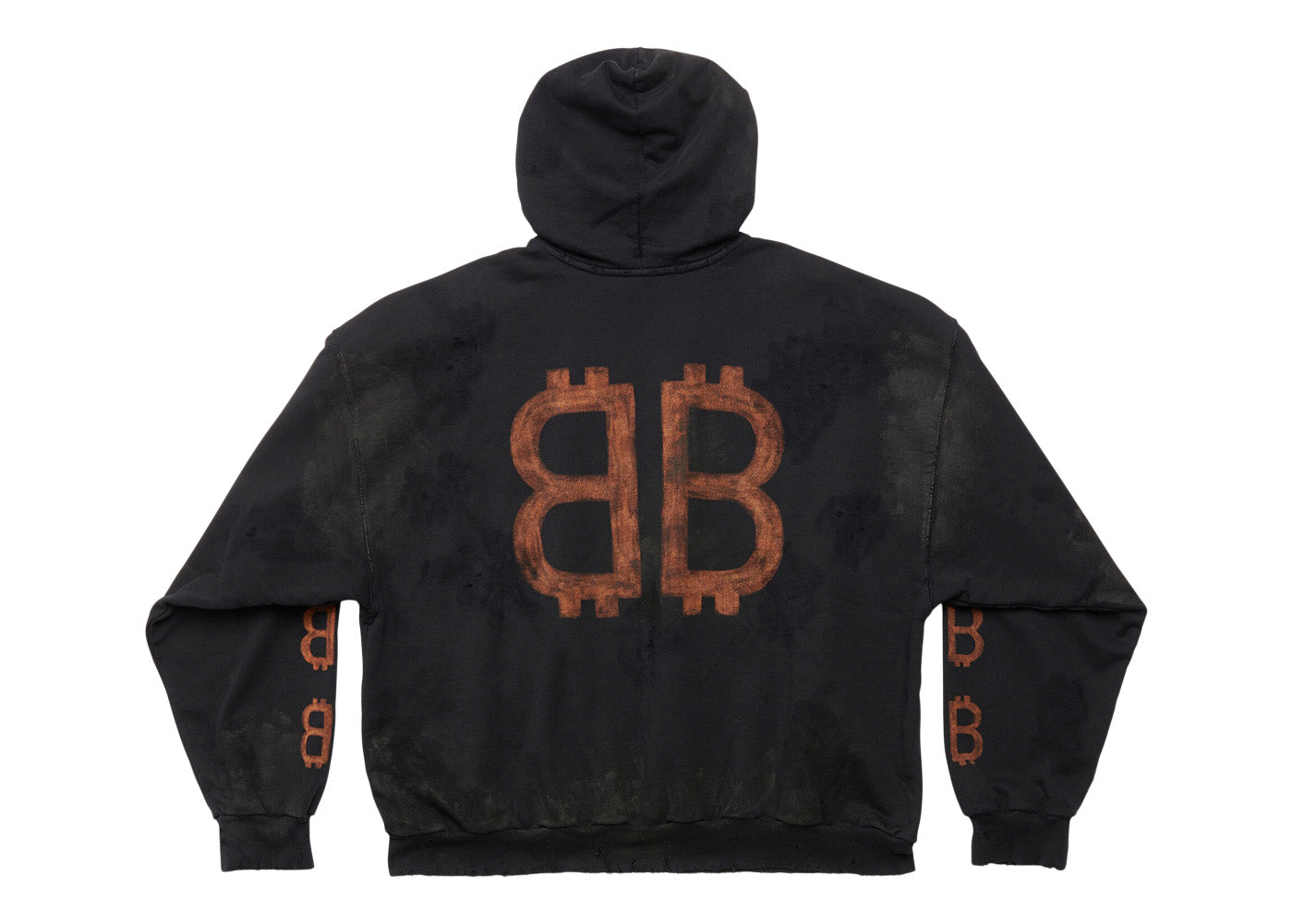 Balenciaga Crypto Medium Fit Hoodie Black