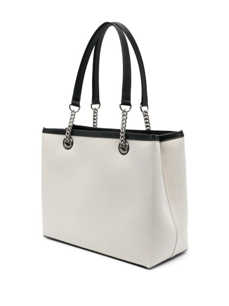 Balenciaga Duty Free Tote Medium Size Bag White/Black