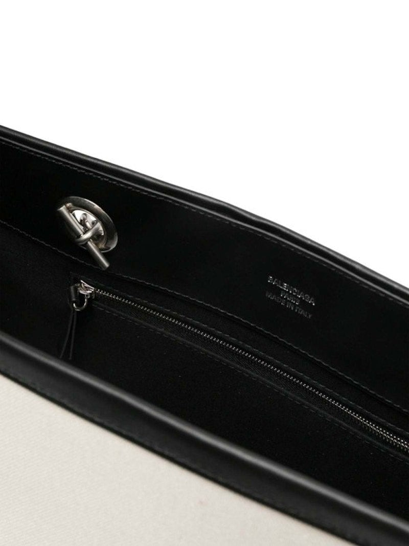 Balenciaga Duty Free Tote Medium Size Bag White/Black