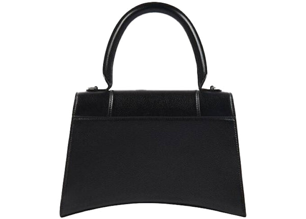 Balenciaga Hourglass Top Handle Bag Medium Black
