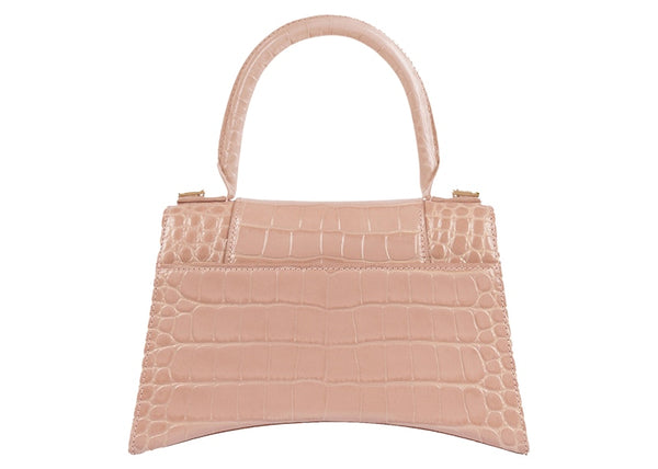 Balenciaga Hourglass Top Handle Bag XS Pink