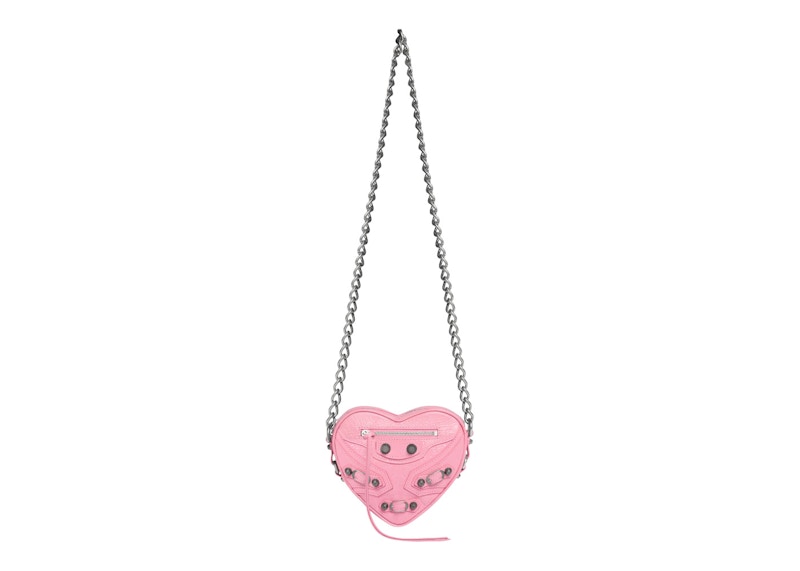 Balenciaga Le Cagole Heart Mini Bag Pink