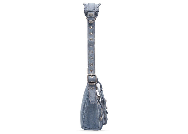 Balenciaga Le Cagole XS Shoulder Bag Demin Blue
