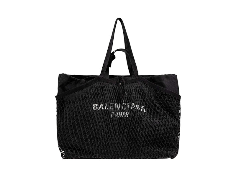 Balenciaga Medium 24/7 Tote Bag Black/White